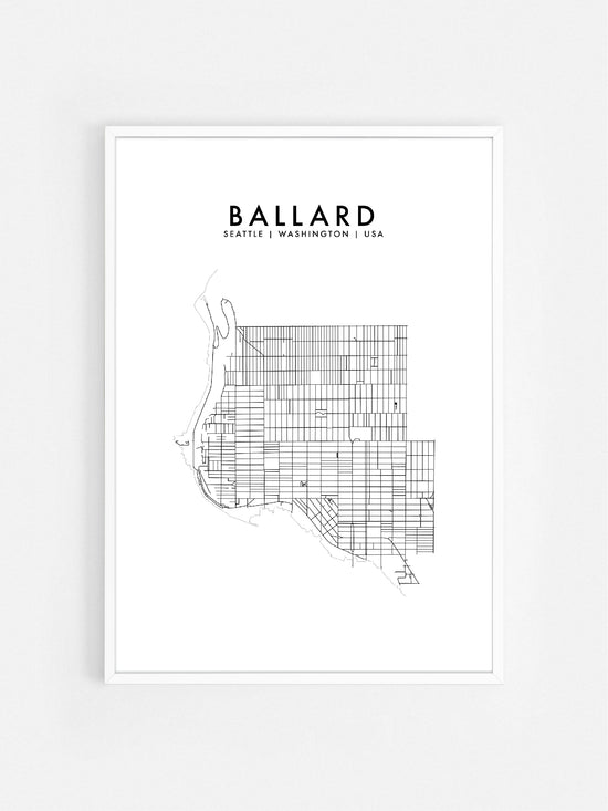 BALLARD, SEATTLE, USA HOMETOWN PRINT