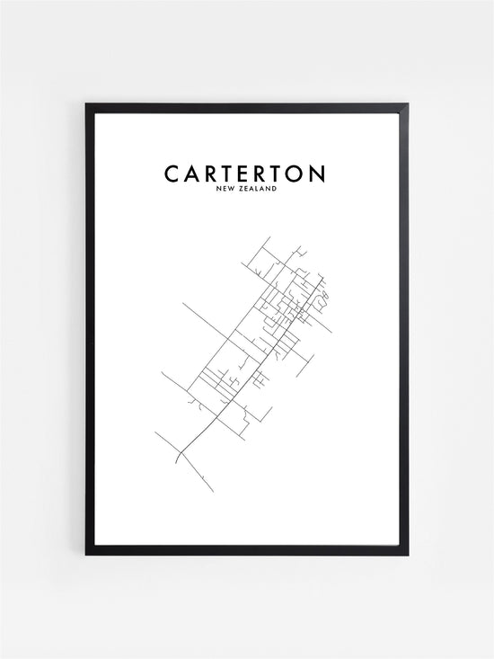 CARTERTON, NZ HOMETOWN PRINT