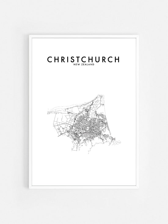 CHRISTCHURCH, NZ HOMETOWN PRINT