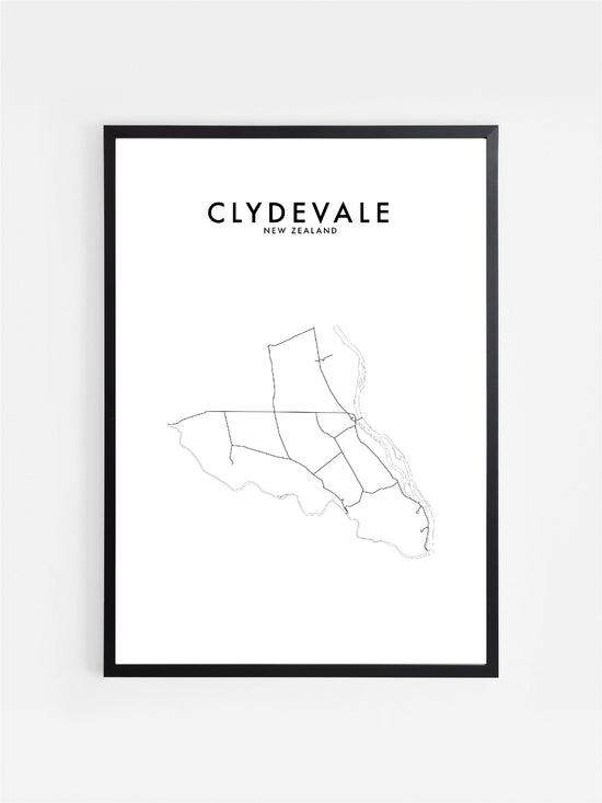 CLYDEVALE, NZ HOMETOWN PRINT