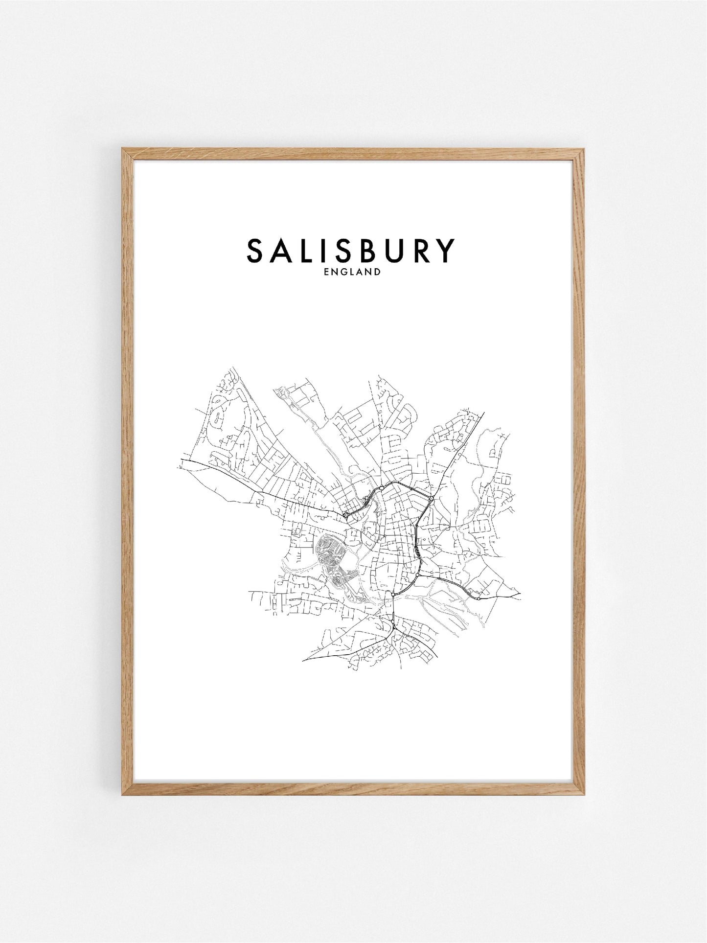 SALISBURY, UK HOMETOWN PRINT
