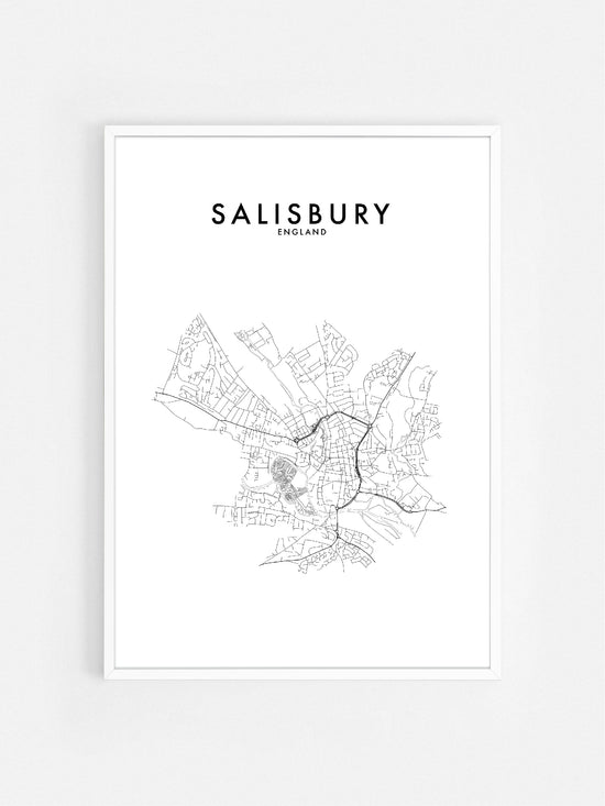SALISBURY, UK HOMETOWN PRINT