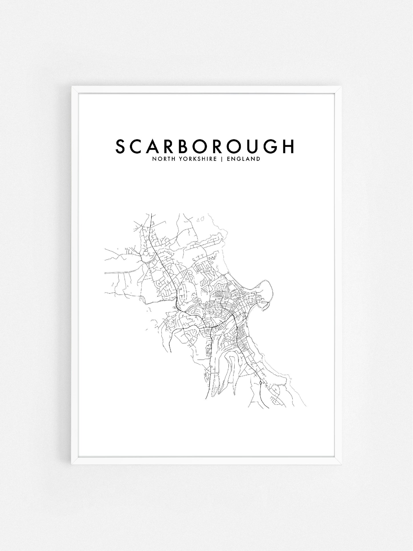 SCARBOROUGH, UK HOMETOWN PRINT