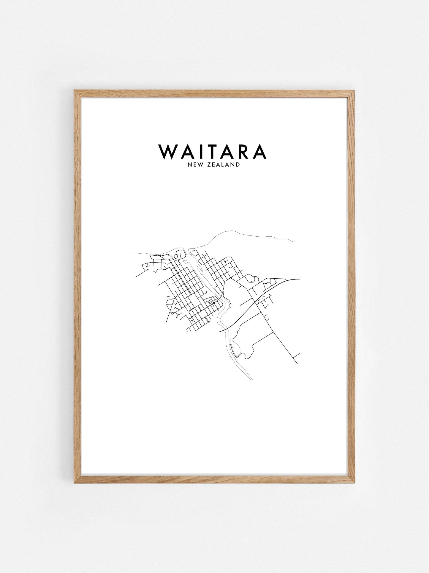 WAITARA, NZ HOMETOWN PRINT