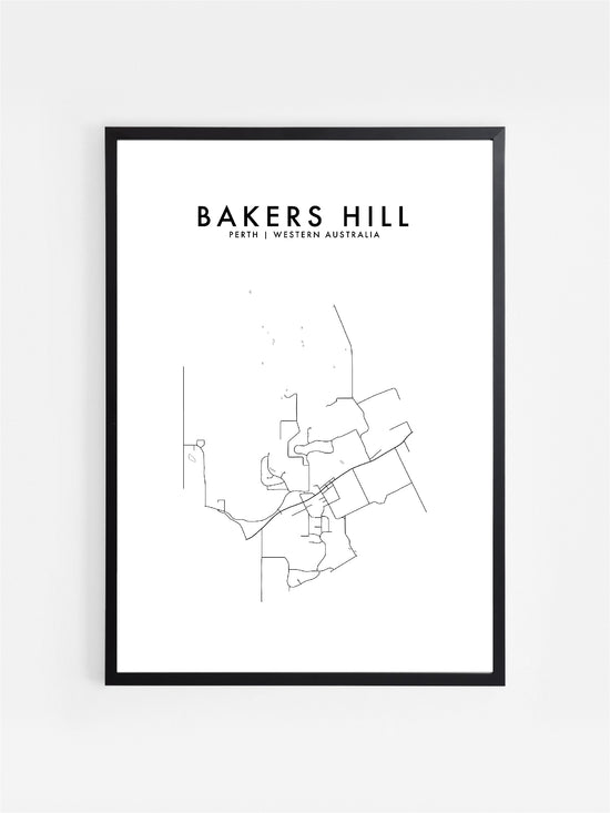 Load image into Gallery viewer, BAKERS HILL, PERTH, AUSTRALIA HOMETOWN PRINT
