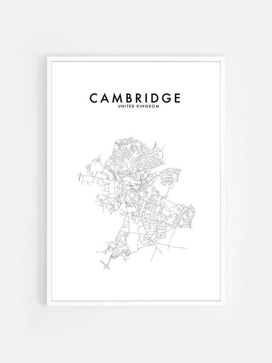 CAMBRIDGE, UK HOMETOWN PRINT