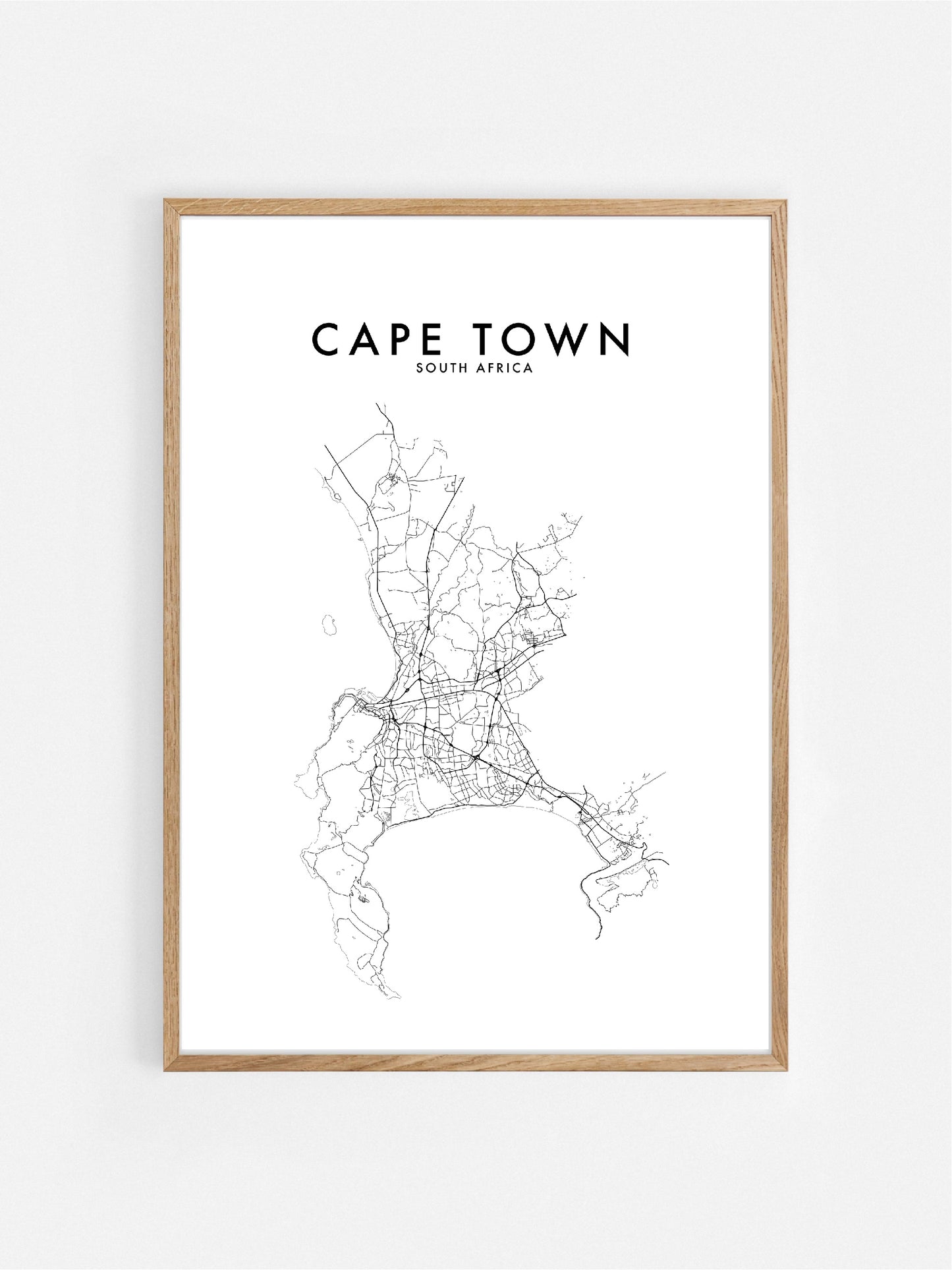 CAPE TOWN, SOUTH AFRICA HOMETOWN PRINT