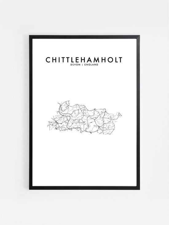 Load image into Gallery viewer, CHITTLEHAMHOLT, UK HOMETOWN PRINT
