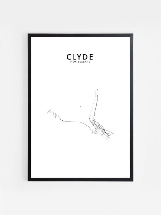 CLYDE, NZ HOMETOWN PRINT