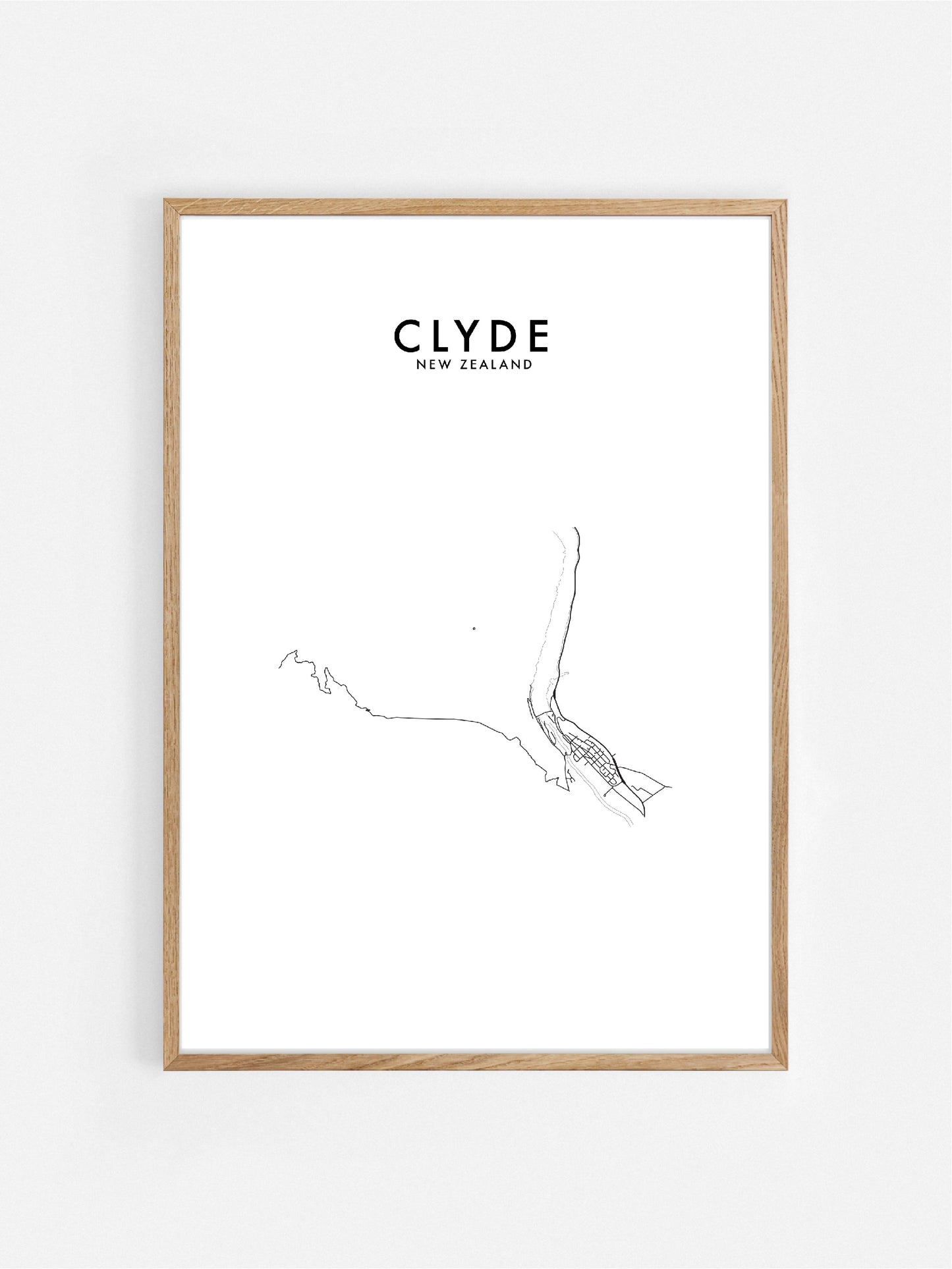 CLYDE, NZ HOMETOWN PRINT