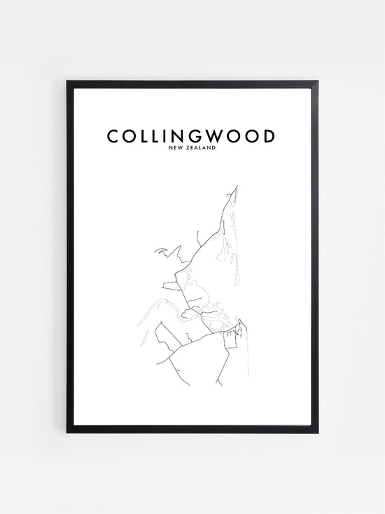 COLLINGWOOD, NZ HOMETOWN PRINT