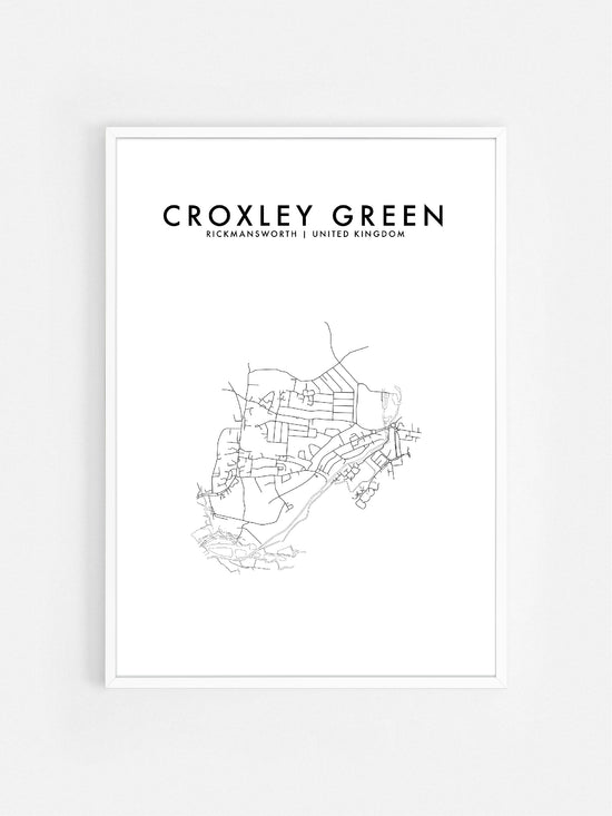 CROXLEY GREEN. UK HOMETOWN PRINT