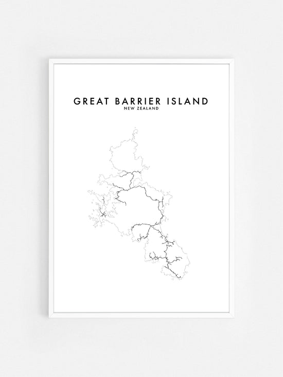 GREAT BARRIER ISLAND, NZ HOMETOWN PRINT