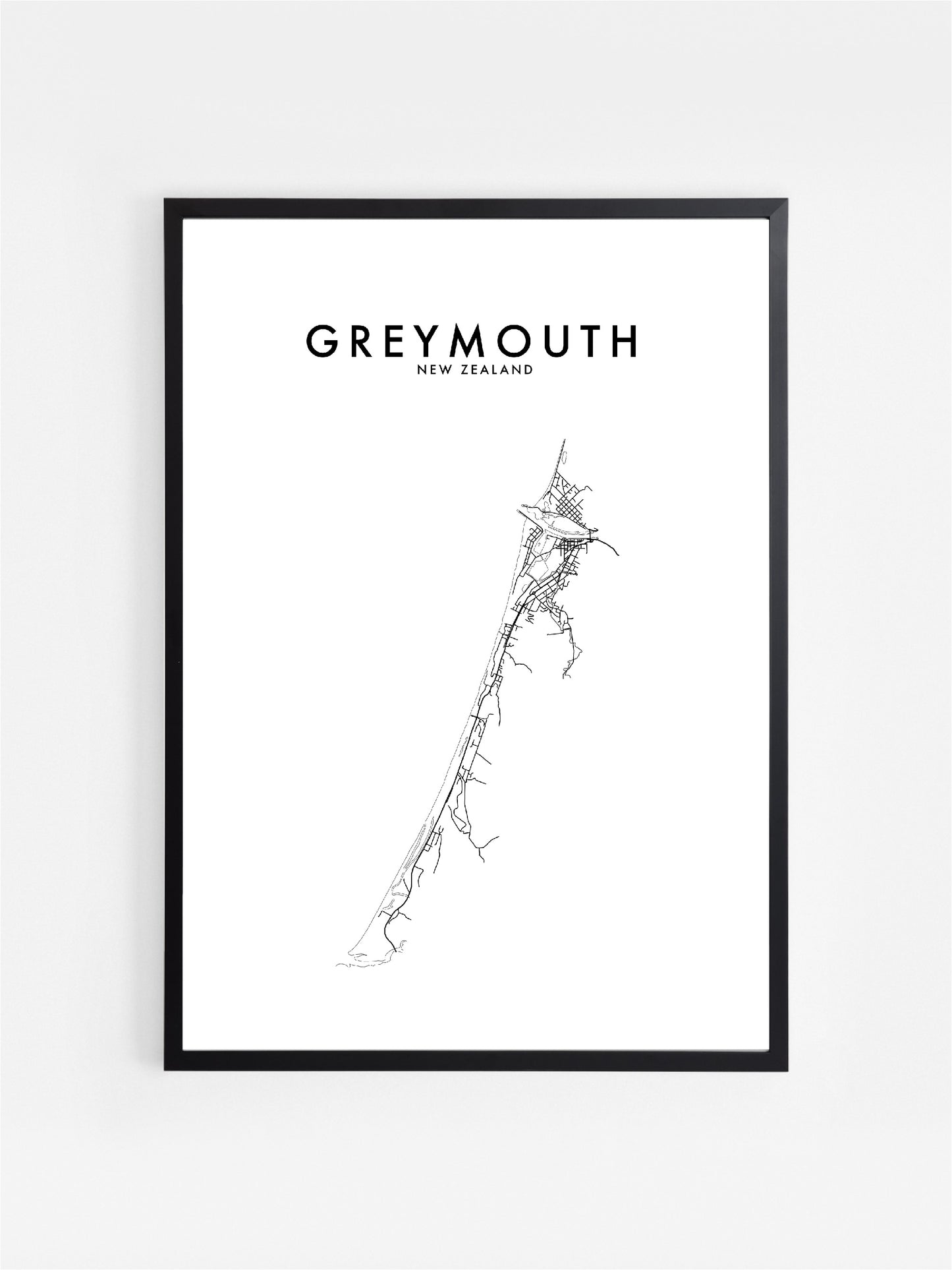 GREYMOUTH, NZ HOMETOWN PRINT