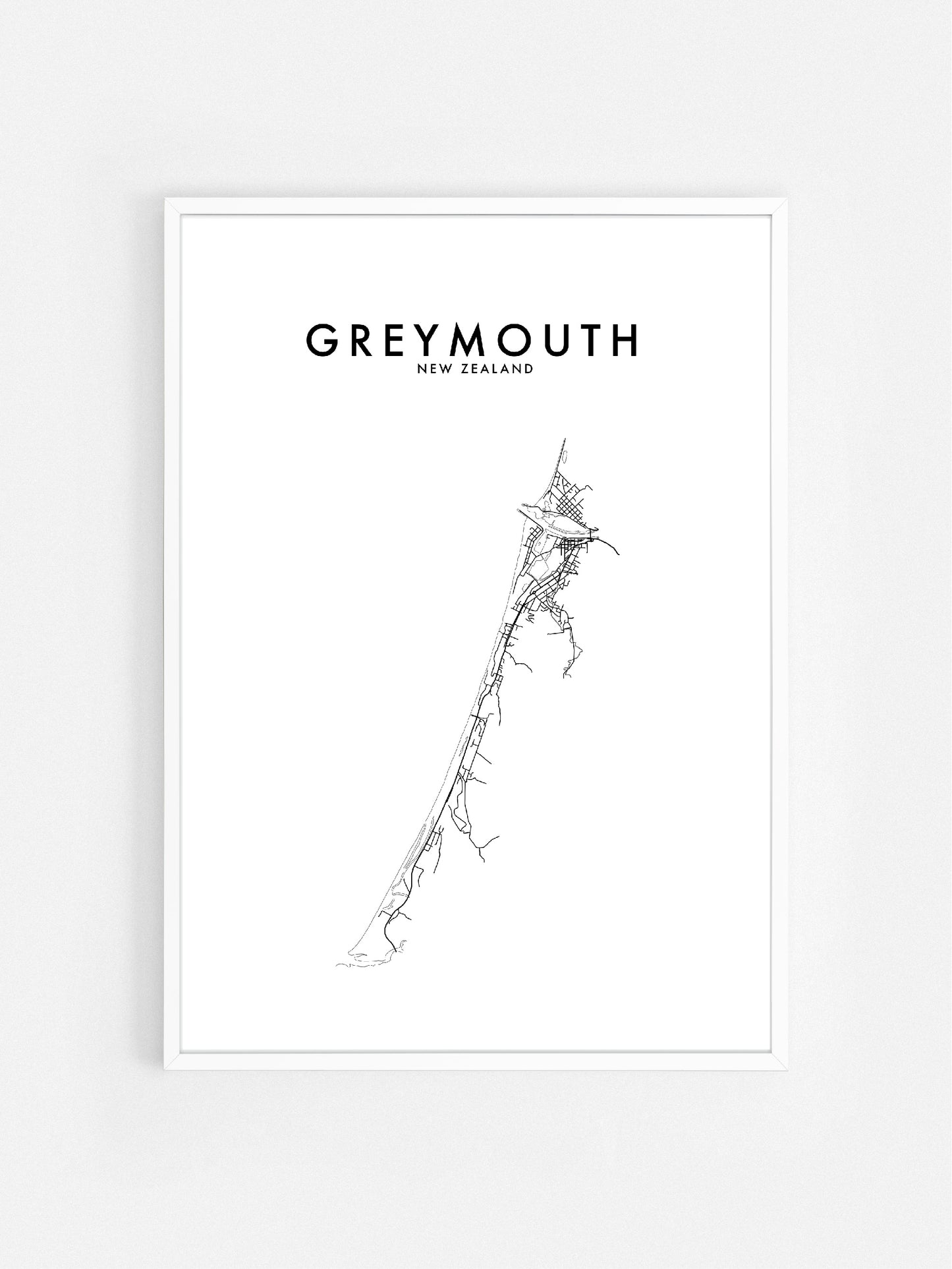 GREYMOUTH, NZ HOMETOWN PRINT