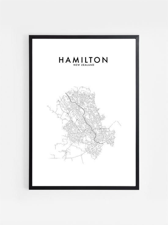 Load image into Gallery viewer, HAMILTON, NZ HOMETOWN PRINT
