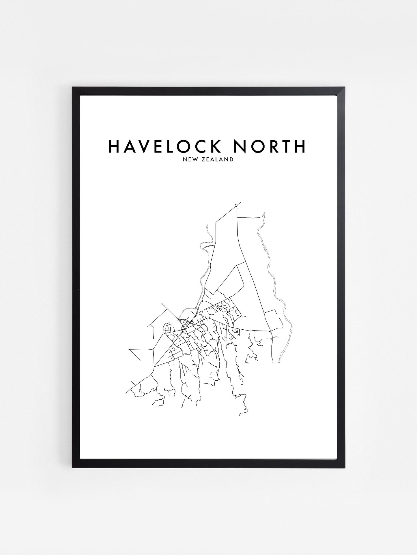 HAVELOCK NORTH, NZ HOMETOWN PRINT