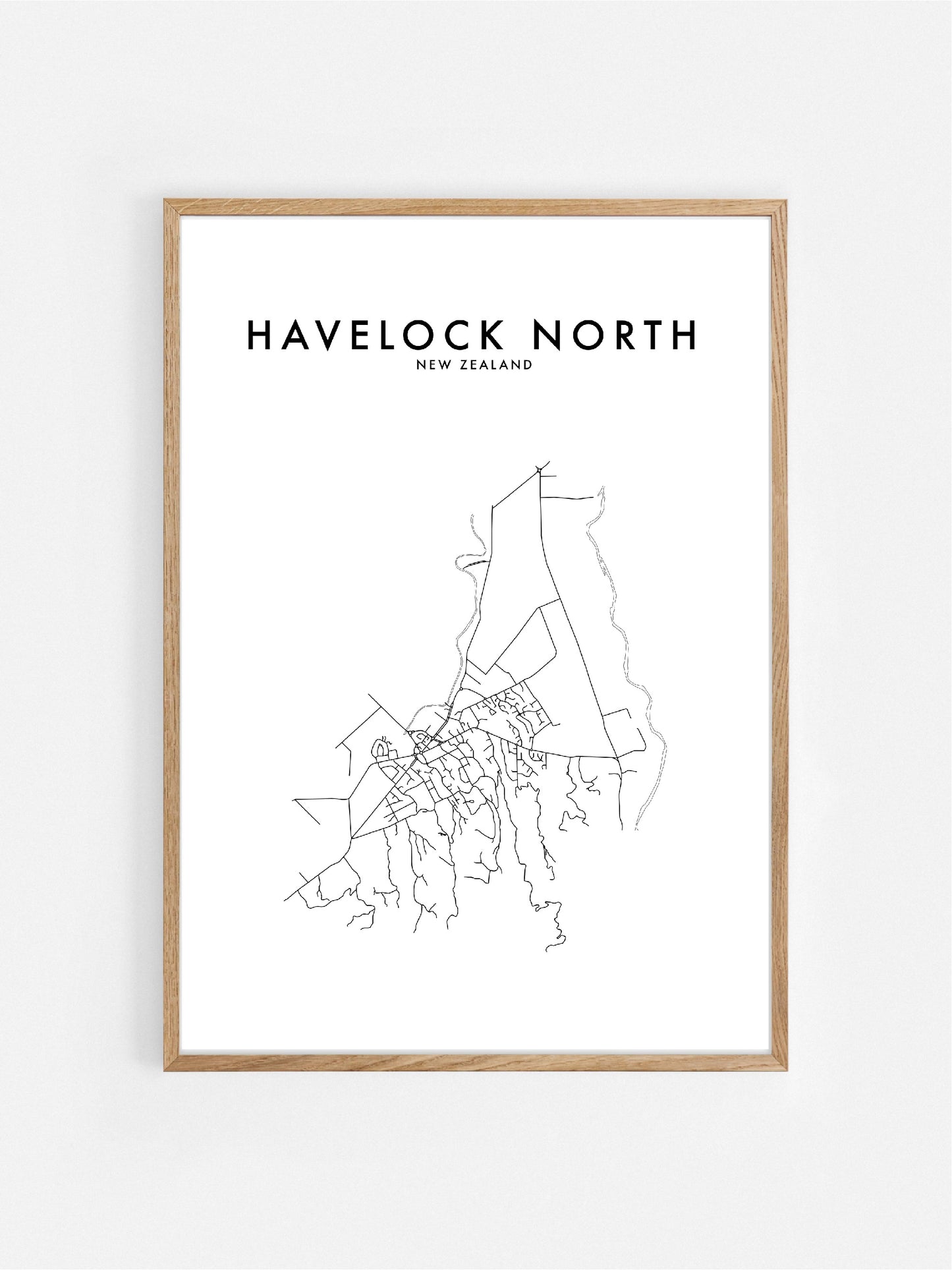 HAVELOCK NORTH, NZ HOMETOWN PRINT