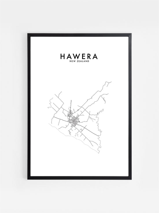 HAWERA, NZ HOMETOWN PRINT