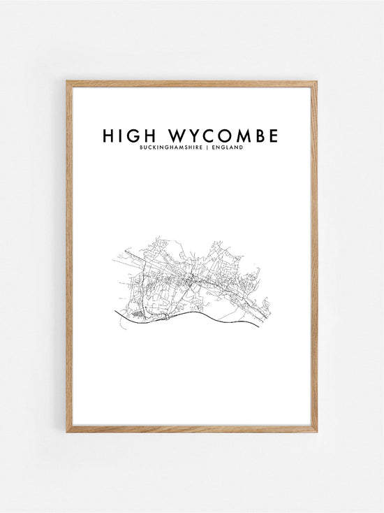 Load image into Gallery viewer, HIGH WYCOMBE, UK HOMETOWN PRINT
