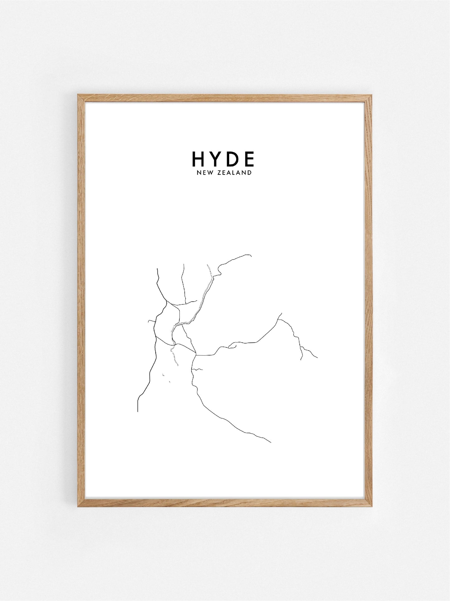 Load image into Gallery viewer, HYDE, NZ HOMETOWN PRINT
