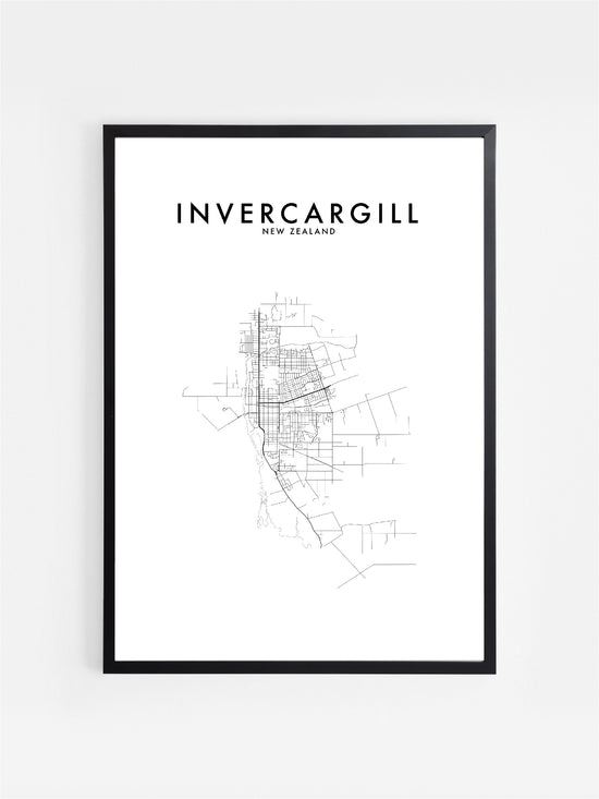 INVERCARGILL, NZ HOMETOWN PRINT