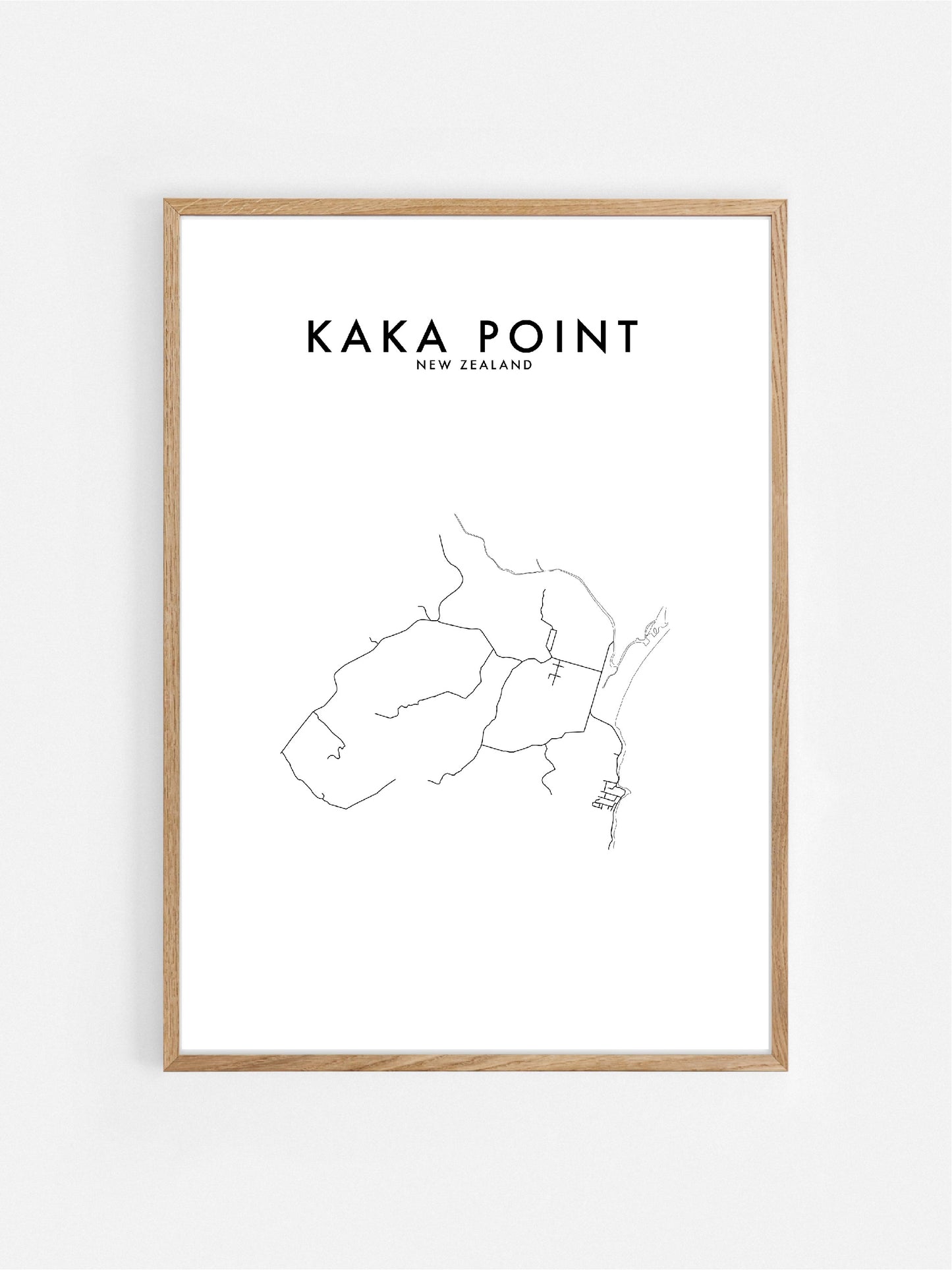 KAKA POINT, NZ HOMETOWN PRINT