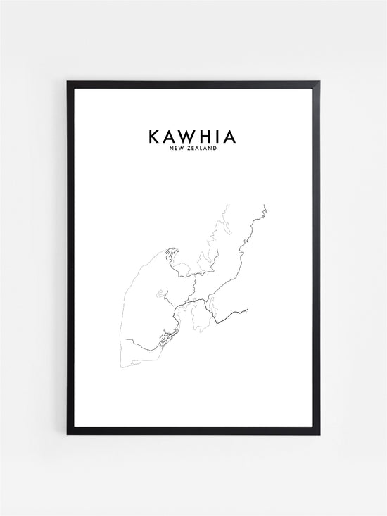 KAWHIA, NZ HOMETOWN PRINT