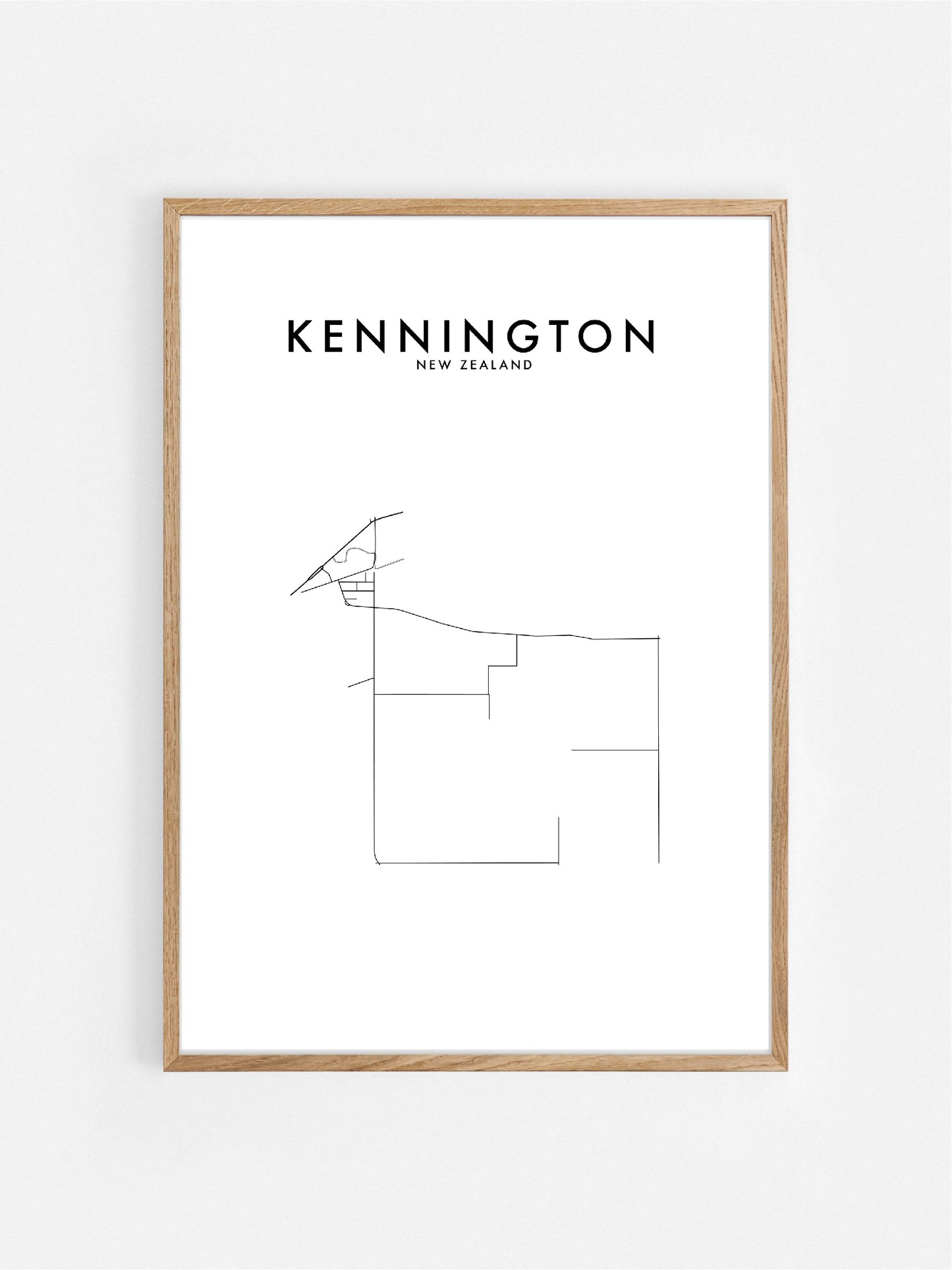 KENNINGTON, NZ HOMETOWN PRINT