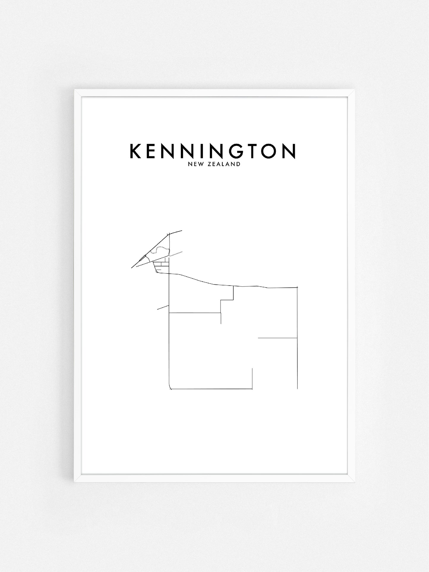 KENNINGTON, NZ HOMETOWN PRINT