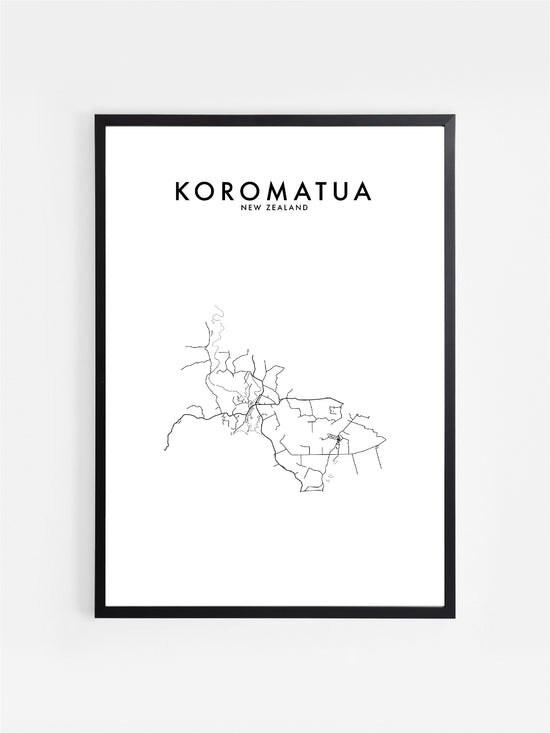 KOROMATUA, NZ HOMETOWN PRINT