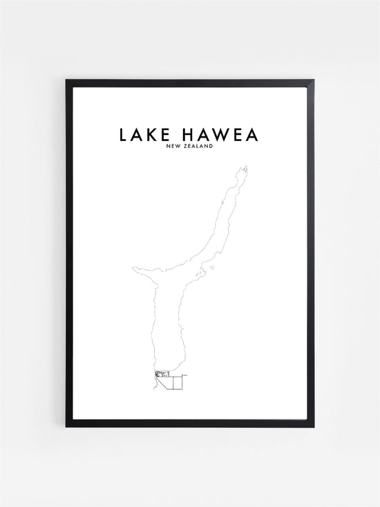 LAKE HAWEA, NZ HOMETOWN PRINT