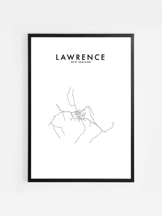 Load image into Gallery viewer, LAWRENCE, NZ HOMETOWN PRINT
