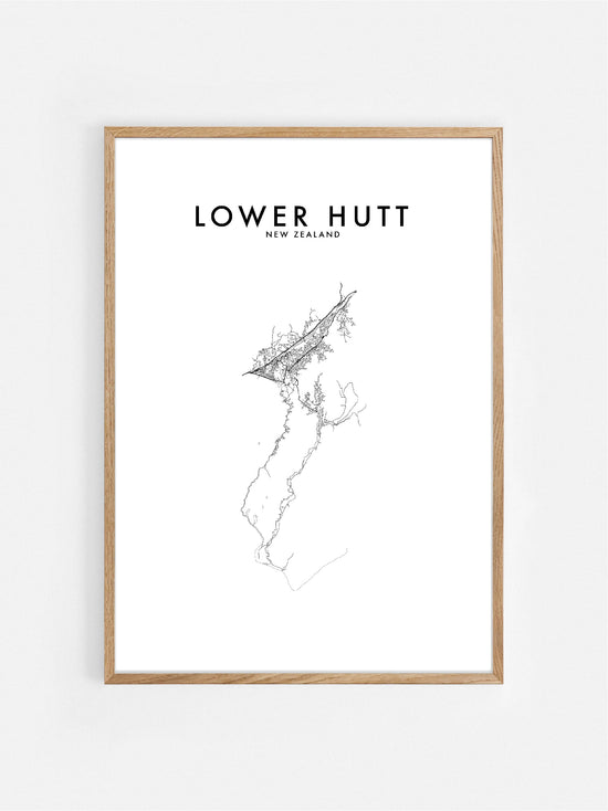 Load image into Gallery viewer, LOWER HUTT, NZ HOMETOWN PRINT

