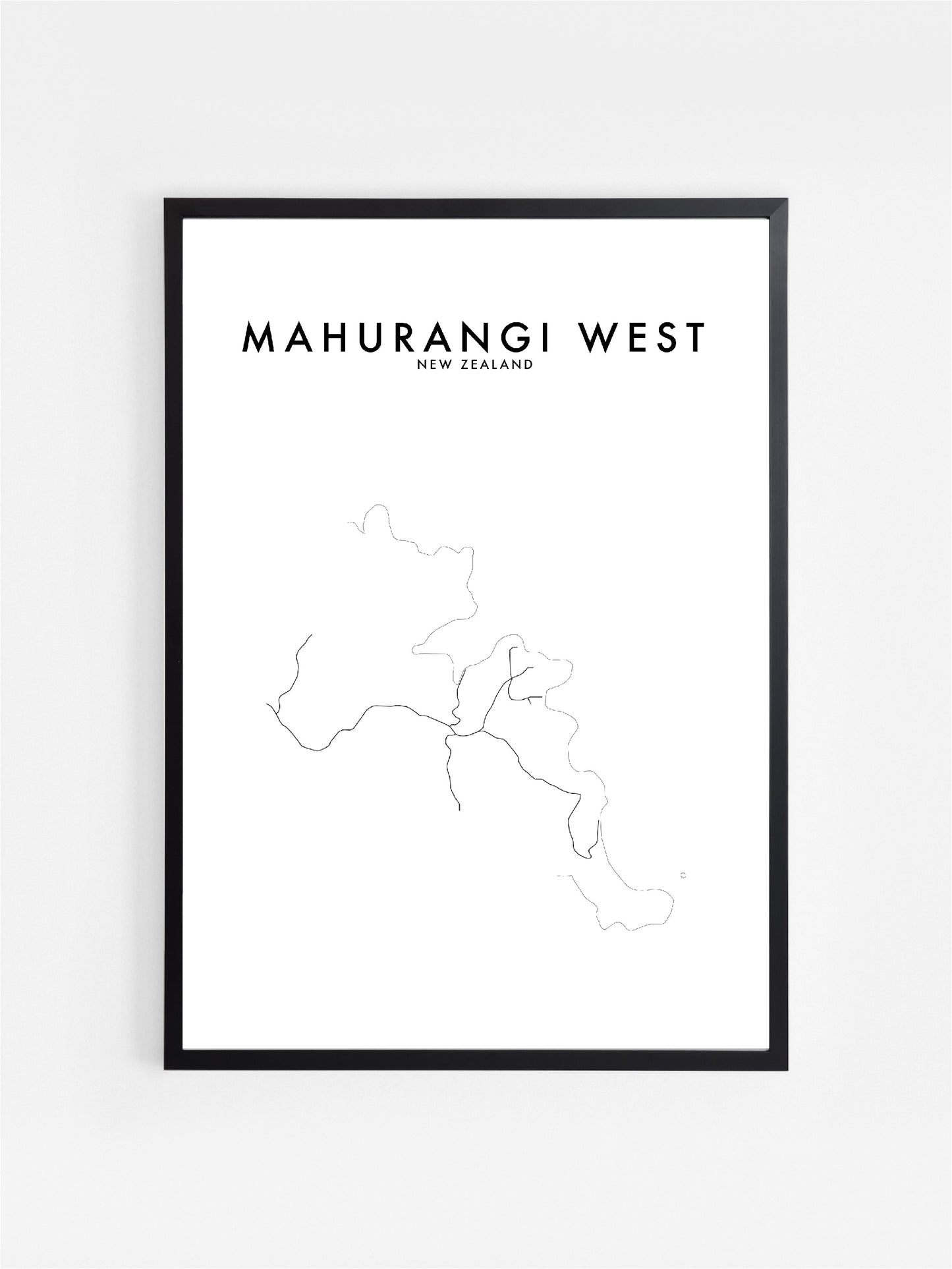 MAHURANGI WEST, NZ HOMETOWN PRINT
