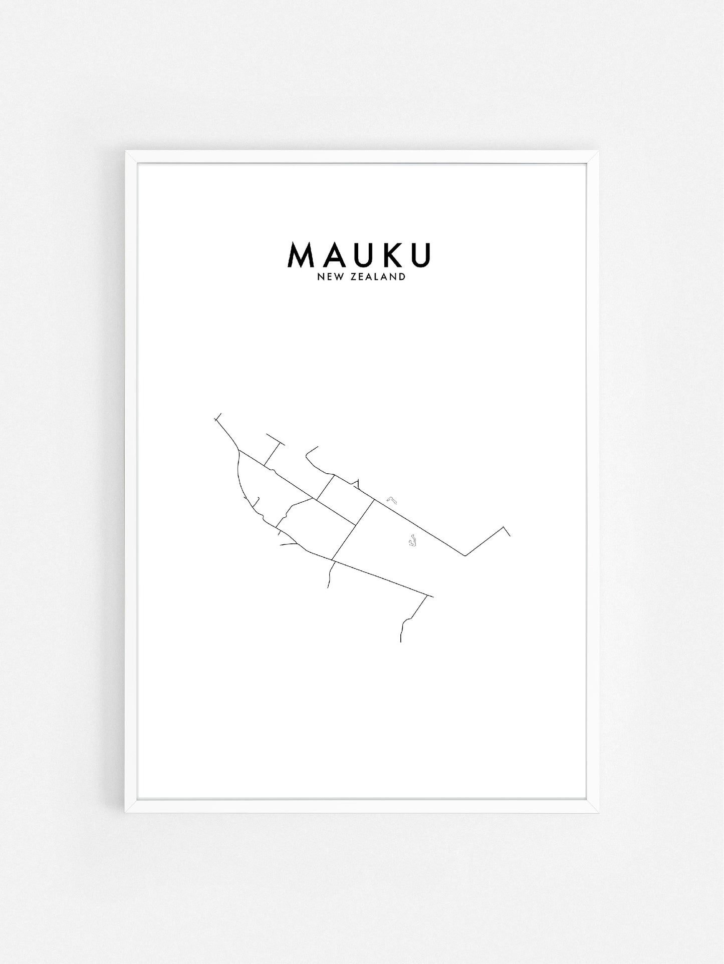 MAUKU, NZ HOMETOWN PRINT