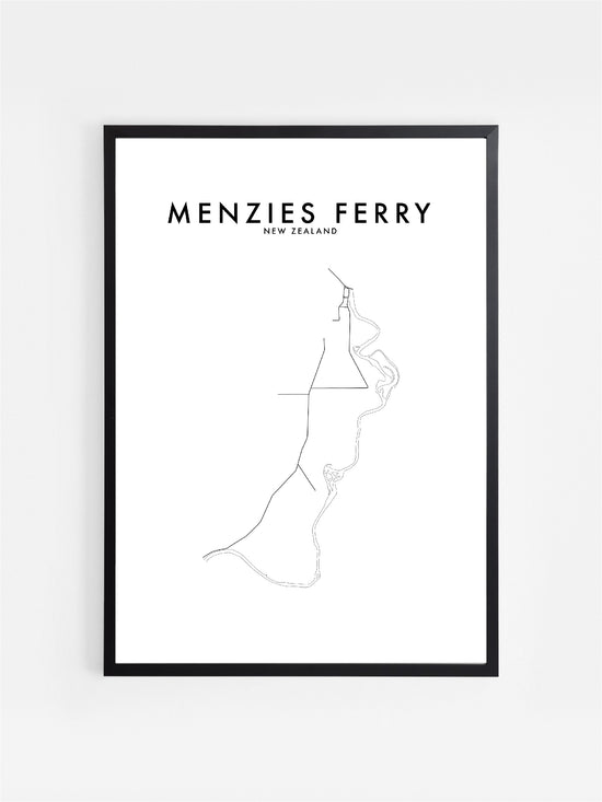 Load image into Gallery viewer, MENZIES FERRY, NZ HOMETOWN PRINT
