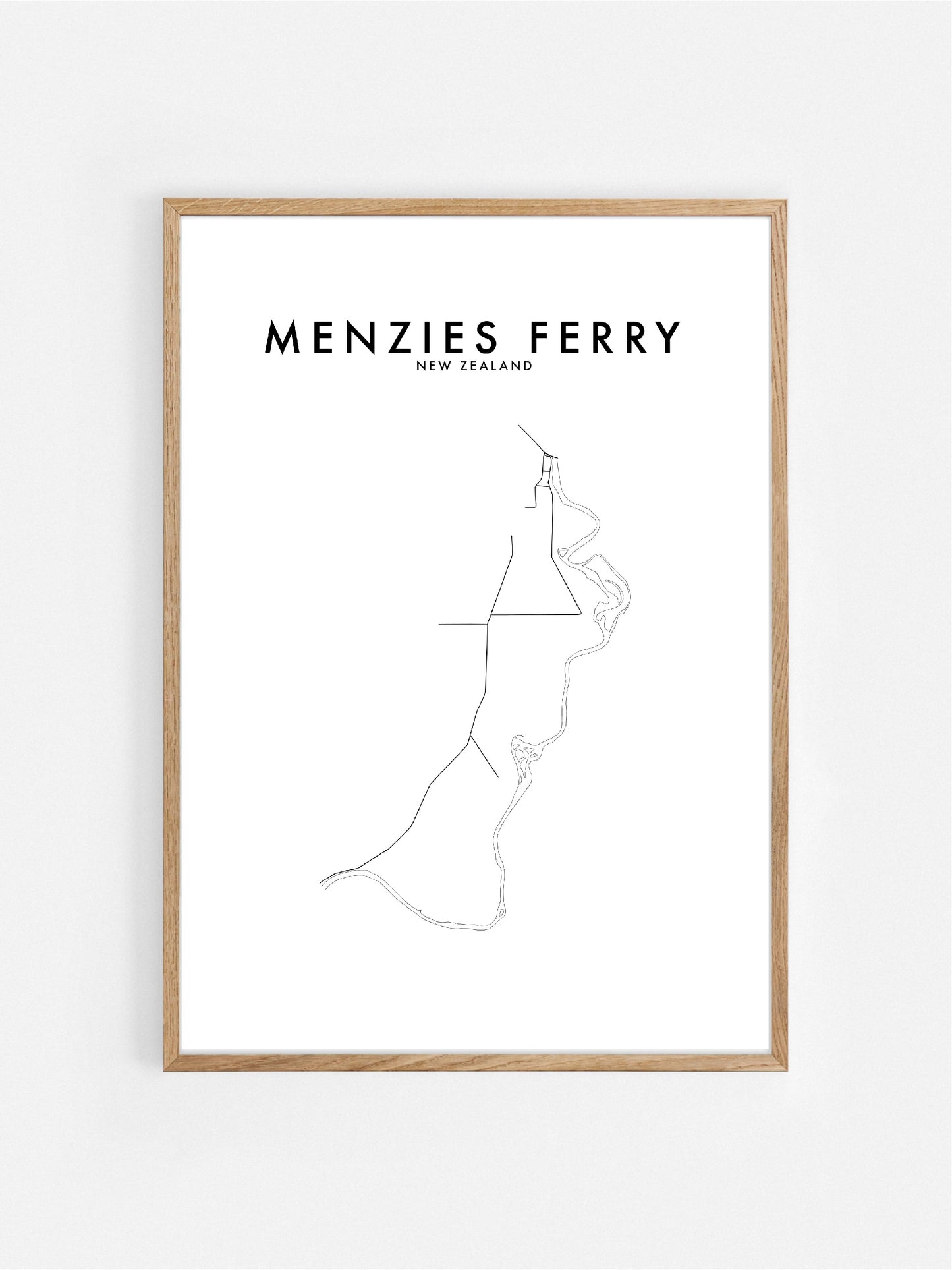 Load image into Gallery viewer, MENZIES FERRY, NZ HOMETOWN PRINT
