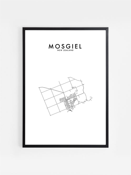 MOSGIEL, NZ HOMETOWN PRINT