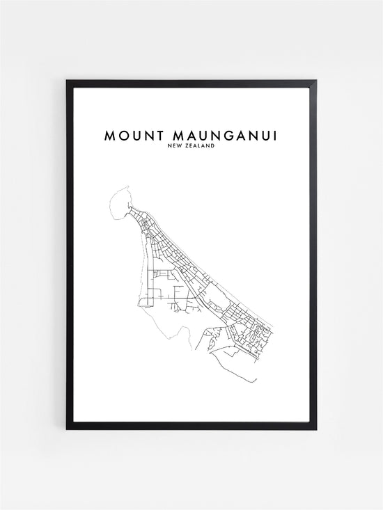 MOUNT MAUNGANUI, NZ HOMETOWN PRINT