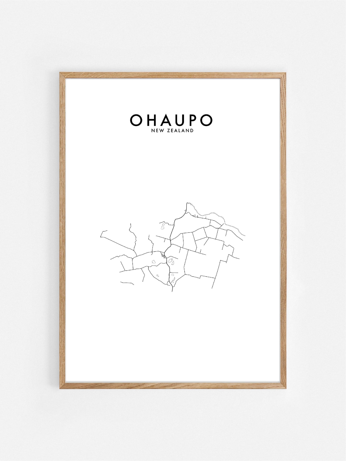 Load image into Gallery viewer, OHAUPO, NZ HOMETOWN PRINT
