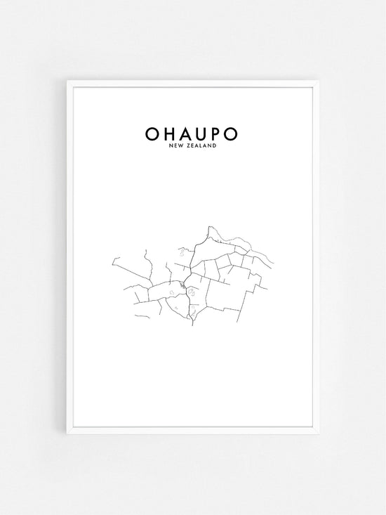Load image into Gallery viewer, OHAUPO, NZ HOMETOWN PRINT
