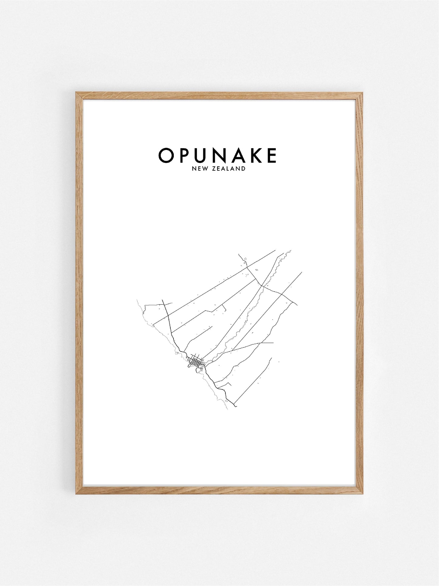 OPUNAKE, NZ HOMETOWN PRINT