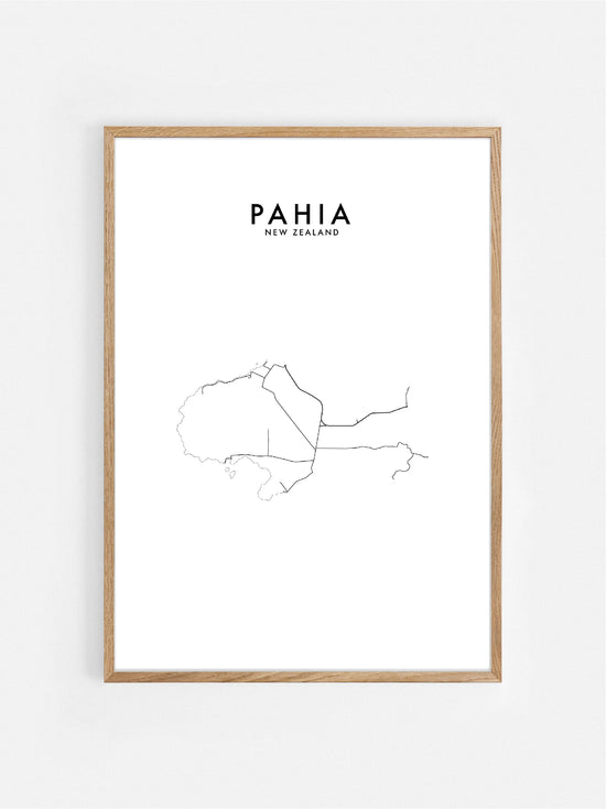 PAHIA, NZ HOMETOWN PRINT