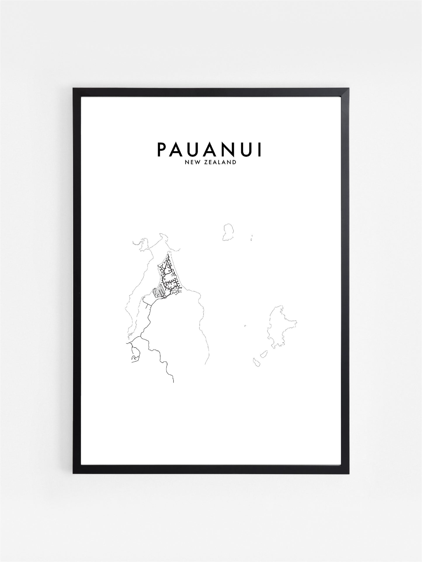 PAUANUI, NZ HOMETOWN PRINT