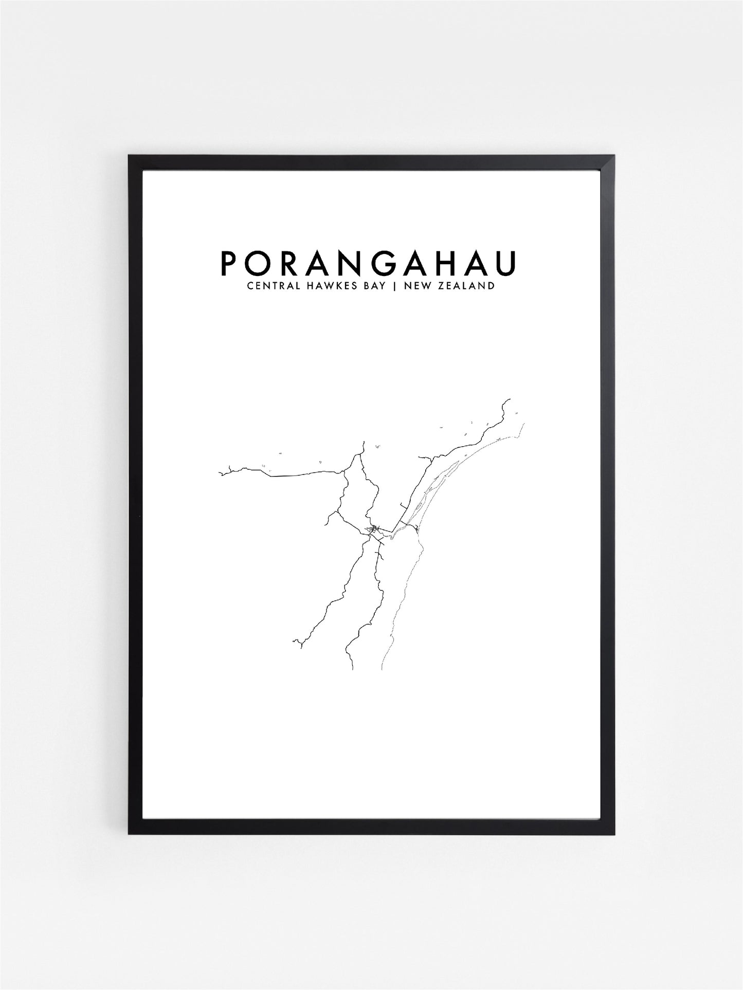 PORANGAHAU, NZ HOMETOWN PRINT