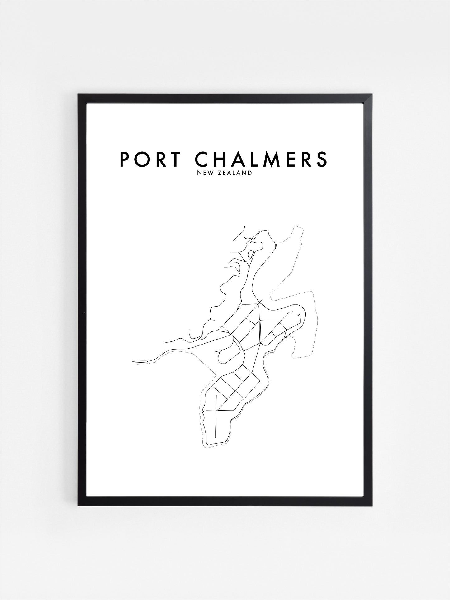 PORT CHALMERS, NZ HOMETOWN PRINT