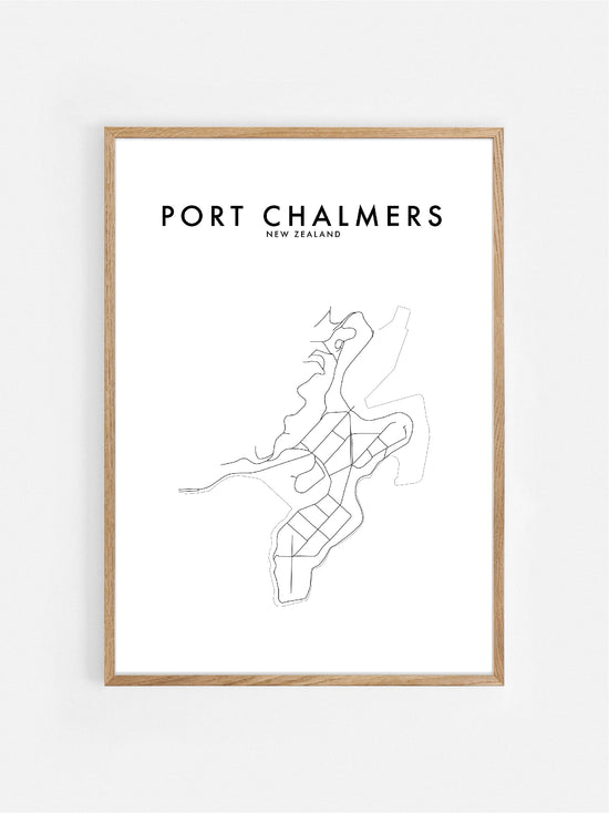 PORT CHALMERS, NZ HOMETOWN PRINT