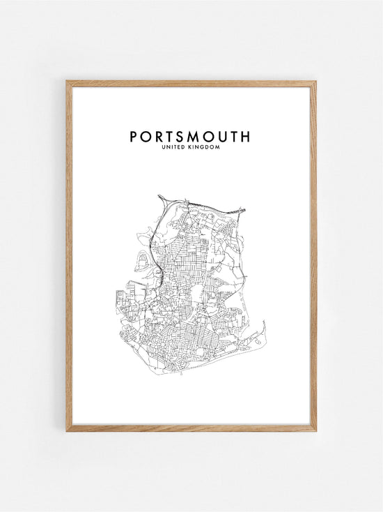 Load image into Gallery viewer, PORTSMOUTH, UK - HOMETOWN PRINT
