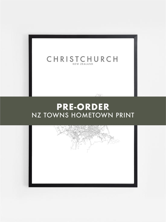 Load image into Gallery viewer, PRE-ORDER NZ TOWNS HOMETOWN PRINT
